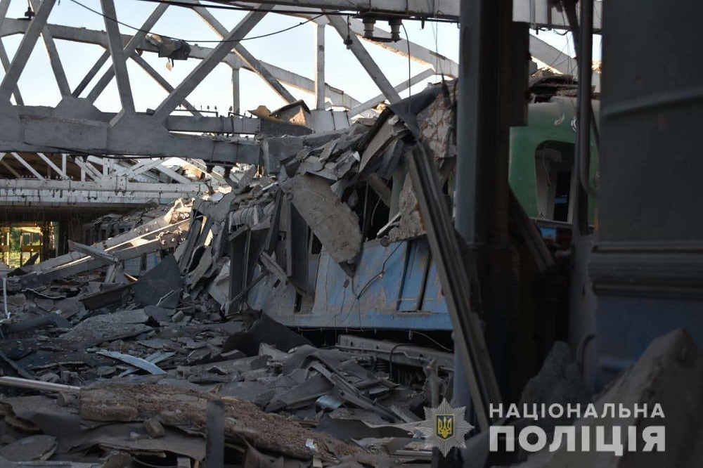 История Харьковского метрополитена. Депо после попадания российской ракеты
