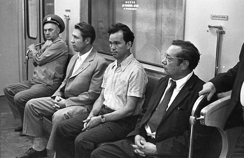 Строительство станции метро «Холодная гора», пробная поездка