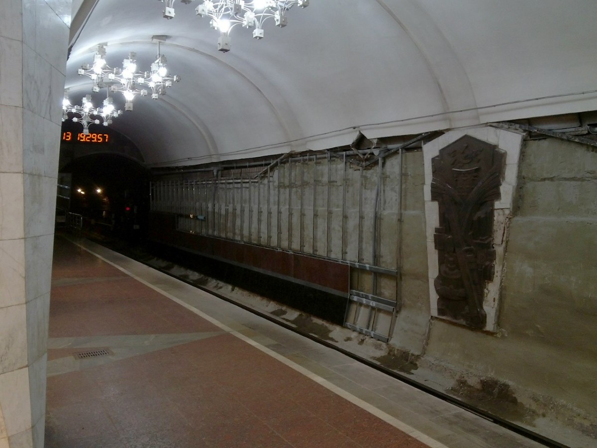 Станция метро «Исторический музей», ремонт
