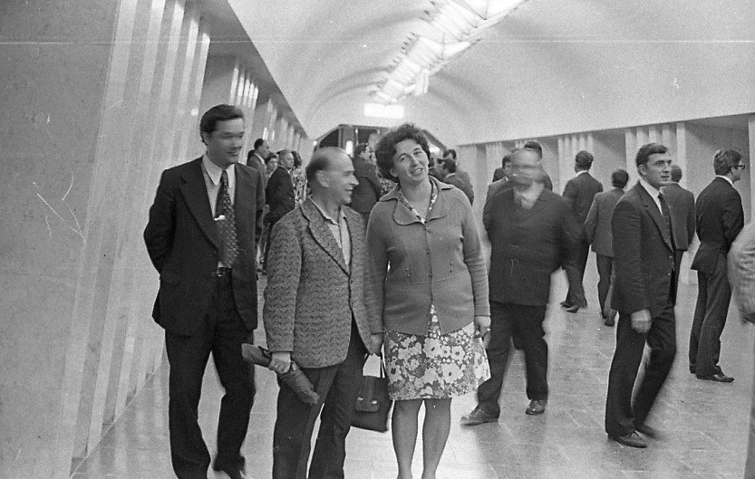 Станция метро «Площадь Конституции», старая фотография