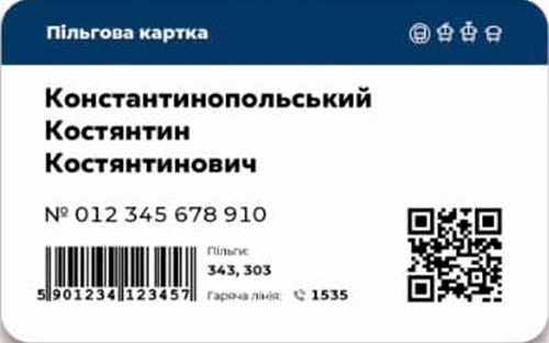 Картка харків'янина (пільгова), Харківський метрополітен.